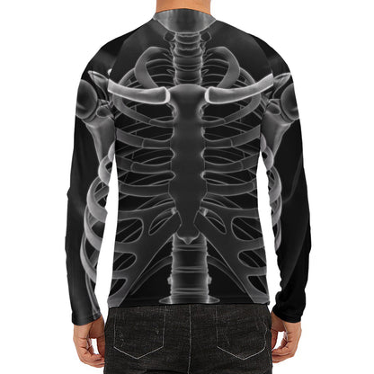 Radiologist X-Ray Film Print Men's Long Sleeve Rash Guard