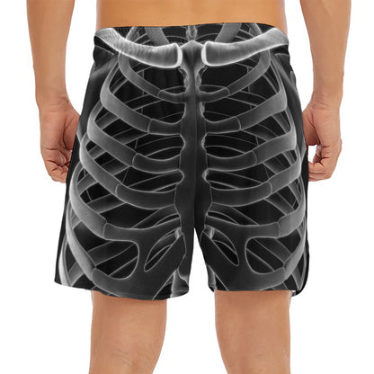 Radiologist X-Ray Film Print Men's Split Running Shorts