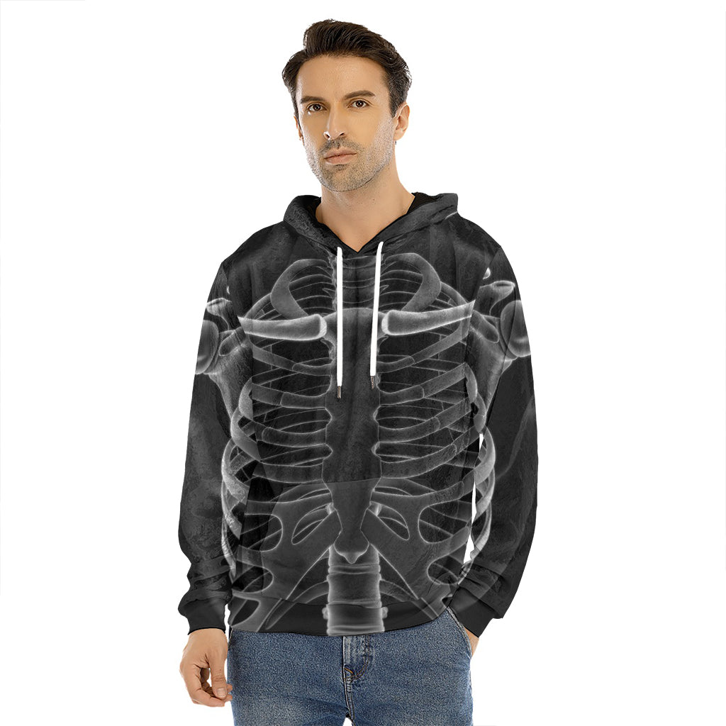 Radiologist X-Ray Film Print Men's Velvet Pullover Hoodie