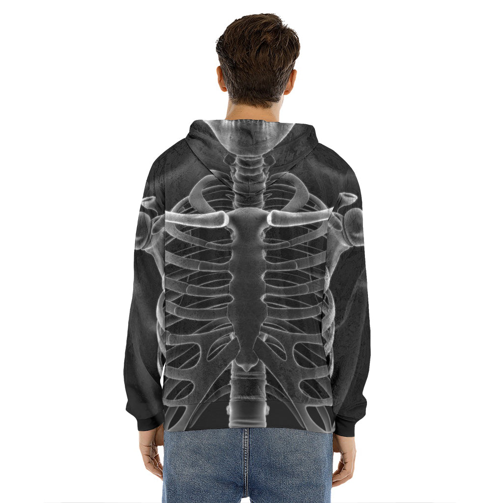 Radiologist X-Ray Film Print Men's Velvet Pullover Hoodie
