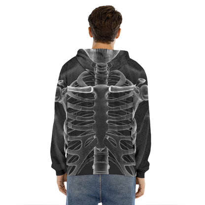 Radiologist X-Ray Film Print Men's Velvet Pullover Hoodie