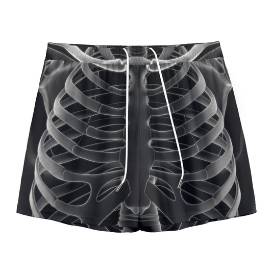 Radiologist X-Ray Film Print Mesh Shorts