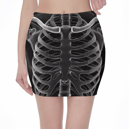 Radiologist X-Ray Film Print Pencil Mini Skirt