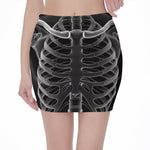 Radiologist X-Ray Film Print Pencil Mini Skirt