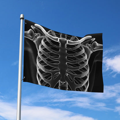 Radiologist X-Ray Film Print Polyester Flag