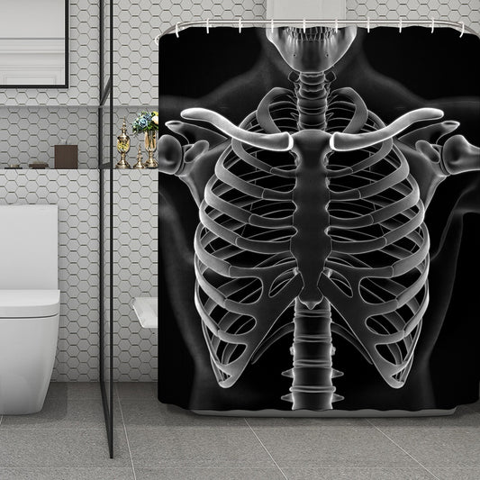 Radiologist X-Ray Film Print Polyester Shower Curtain