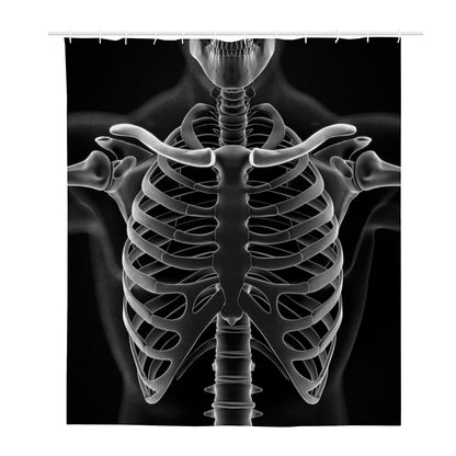 Radiologist X-Ray Film Print Polyester Shower Curtain
