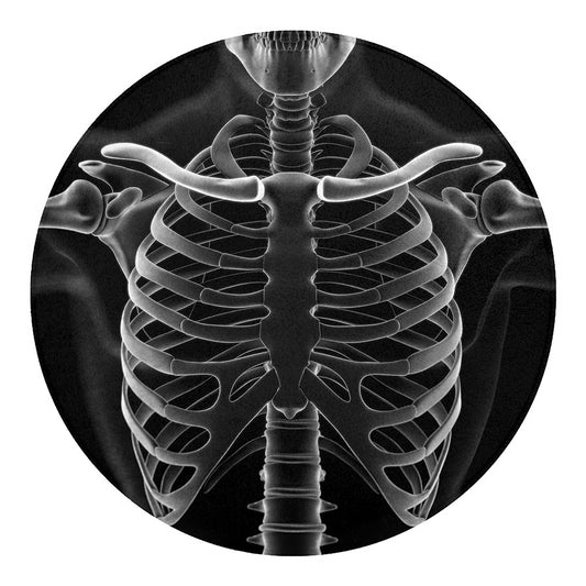 Radiologist X-Ray Film Print Round Blanket