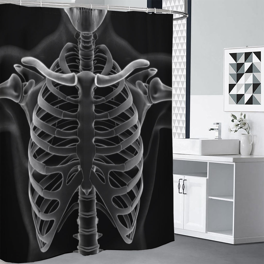 Radiologist X-Ray Film Print Shower Curtain