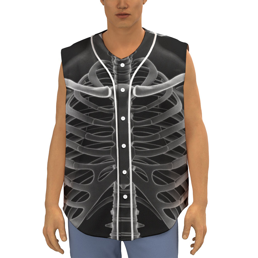 Radiologist X-Ray Film Print Sleeveless Baseball Jersey