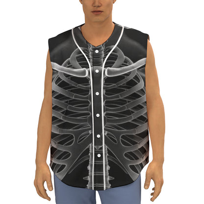 Radiologist X-Ray Film Print Sleeveless Baseball Jersey