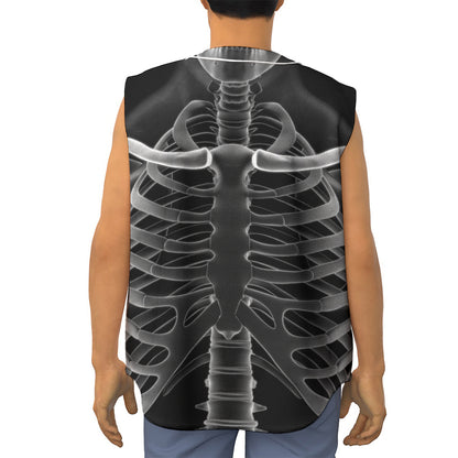 Radiologist X-Ray Film Print Sleeveless Baseball Jersey