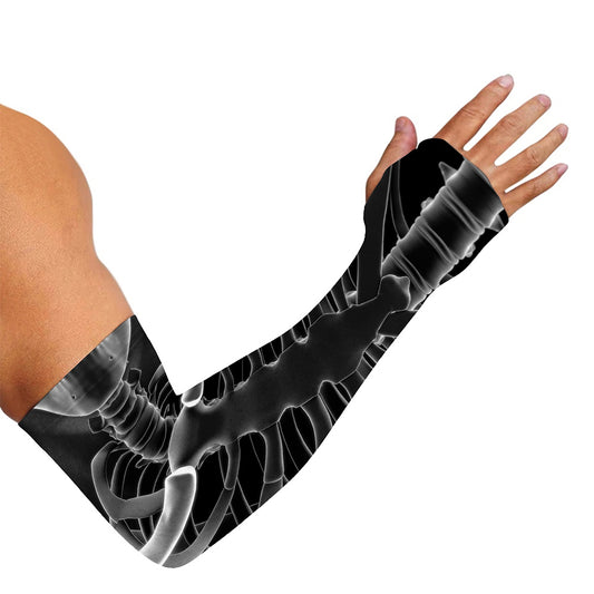 Radiologist X-Ray Film Print Sun Protection Arm Sleeves