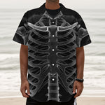 Radiologist X-Ray Film Print Textured Short Sleeve Shirt