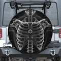 Radiologist X-Ray Film Print Tire Cover With Camera Hole
