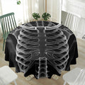 Radiologist X-Ray Film Print Waterproof Round Tablecloth