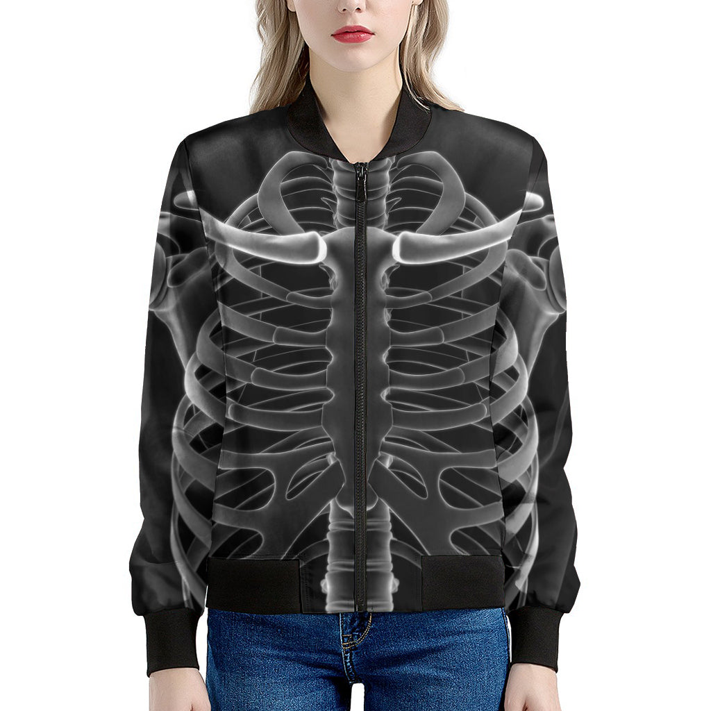 Radiologist X-Ray Film Print Women's Bomber Jacket
