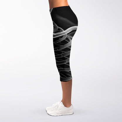 Radiologist X-Ray Film Print Women's Capri Leggings