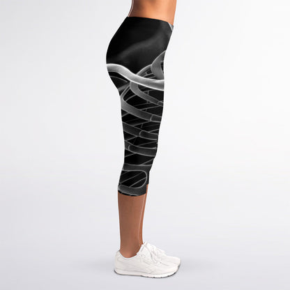 Radiologist X-Ray Film Print Women's Capri Leggings