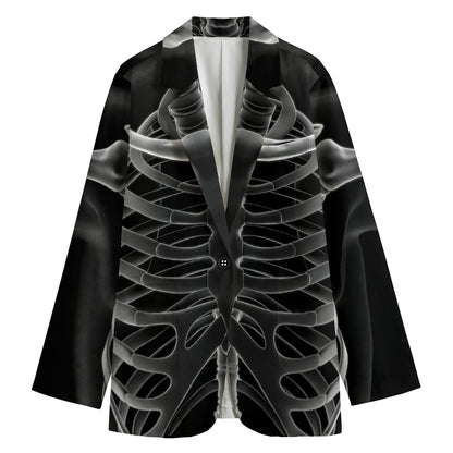 Radiologist X-Ray Film Print Women's Cotton Blazer