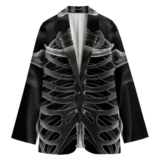 Radiologist X-Ray Film Print Women's Cotton Blazer