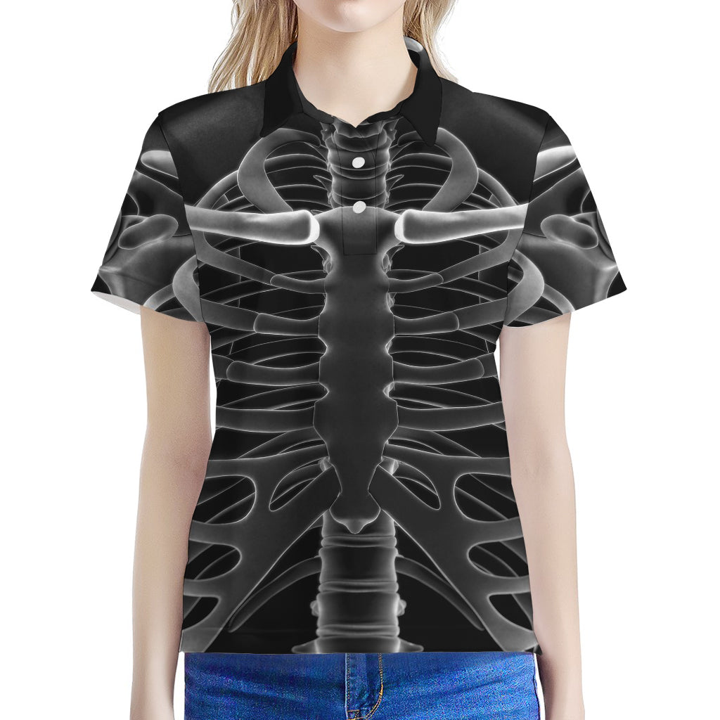 Radiologist X-Ray Film Print Women's Polo Shirt