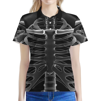 Radiologist X-Ray Film Print Women's Polo Shirt