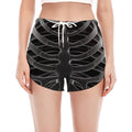 Radiologist X-Ray Film Print Women's Split Running Shorts