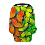 Rainbow Butterfly Pattern Print Baby Seat Cover