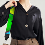 Rainbow Butterfly Pattern Print Bag Strap