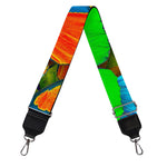 Rainbow Butterfly Pattern Print Bag Strap