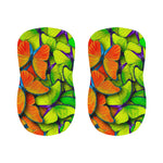 Rainbow Butterfly Pattern Print Bar Stool Covers
