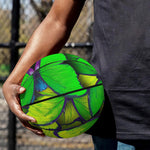 Rainbow Butterfly Pattern Print Basketball