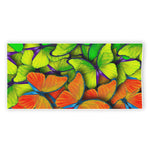 Rainbow Butterfly Pattern Print Beach Towel