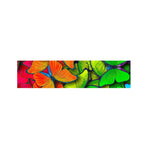 Rainbow Butterfly Pattern Print Bed Runner