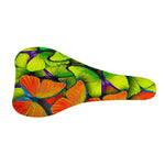 Rainbow Butterfly Pattern Print Bicycle Seat Cover