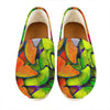 Rainbow Butterfly Pattern Print Casual Shoes