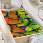 Rainbow Butterfly Pattern Print Changing Pad Cover
