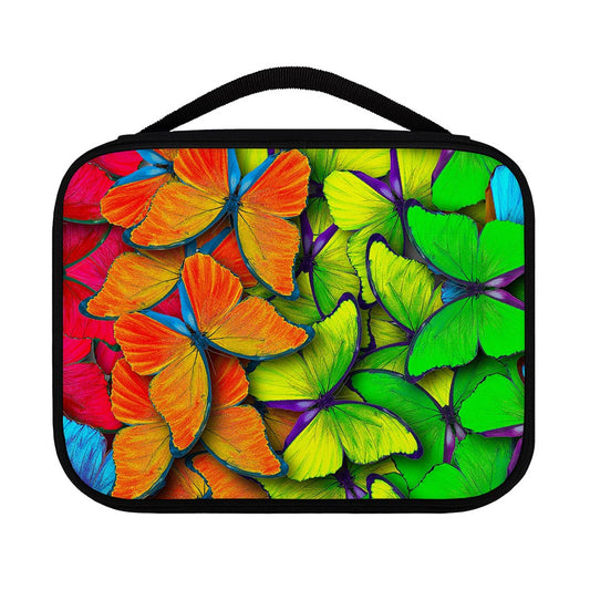 Rainbow Butterfly Pattern Print Classic Bible Case