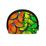 Rainbow Butterfly Pattern Print Coin Purse
