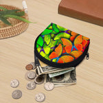 Rainbow Butterfly Pattern Print Coin Purse