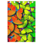 Rainbow Butterfly Pattern Print Curtain