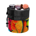 Rainbow Butterfly Pattern Print Drawstring Makeup Bag