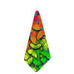 Rainbow Butterfly Pattern Print Hand Towel