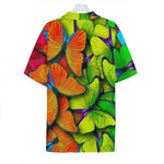 Rainbow Butterfly Pattern Print Hawaiian Shirt