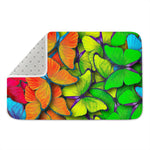 Rainbow Butterfly Pattern Print Indoor Door Mat