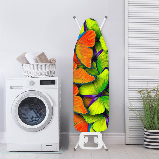Rainbow Butterfly Pattern Print Ironing Board Cover