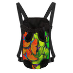 Rainbow Butterfly Pattern Print Pet Carrier Backpack