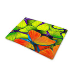 Rainbow Butterfly Pattern Print Pet Cooling Mat Cover