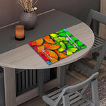 Rainbow Butterfly Pattern Print Placemat